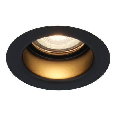 HOFTRONIC™ Mari LED inbouwspot verzonken - 5 Watt - Warm wit 2700K - Verwisselbare GU10 - Dimbaar - voor binnen en buiten - Zwart