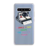 Smile: Samsung Galaxy S10 5G Transparant Hoesje