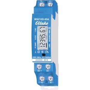 Eltako WSZ15D-65A MID kWh-meter 1-fase Digitaal 65 A Conform MID: Ja 1 stuk(s)