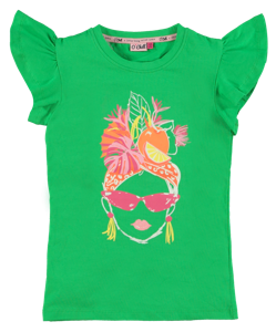 O'Chill Meisjes t-shirt - Tamar - Groen