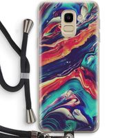 Chameleon Sun: Samsung Galaxy J6 (2018) Transparant Hoesje met koord