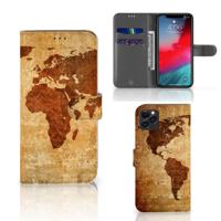 Apple iPhone 11 Pro Max | Flip Cover | Wereldkaart
