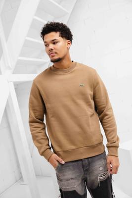 Lacoste Basic Sweater Heren Bruin - Maat S - Kleur: Bruin | Soccerfanshop