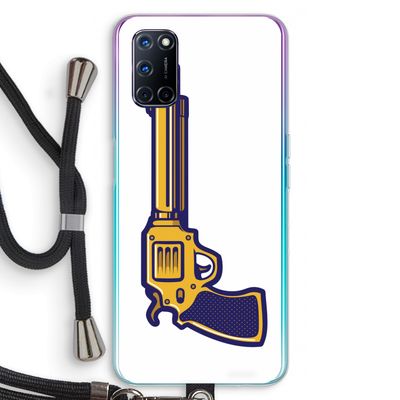 Pew Pew Pew: Oppo A92 Transparant Hoesje met koord