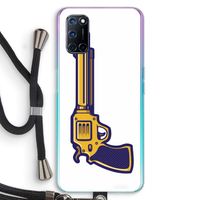 Pew Pew Pew: Oppo A92 Transparant Hoesje met koord