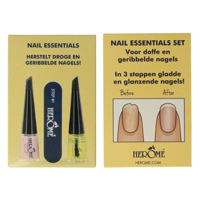 Herome Essentials set voor droge & geribbelde nagels Herome Essentials set voor droge & geribbelde nagels