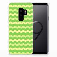Samsung Galaxy S9 Plus | TPU bumper | Waves Green