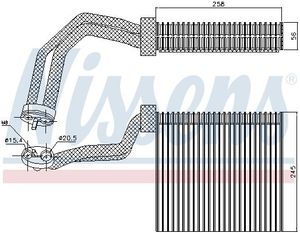 Verdamper, airconditioning 92293