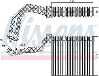 Verdamper, airconditioning 92293