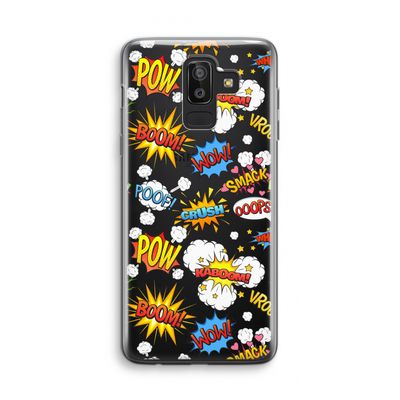Pow Smack: Samsung Galaxy J8 (2018) Transparant Hoesje