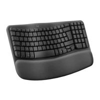 Toetsenbord - Draadloos - Logitech - Wave Keys - AZERTY - Ergonomisch - Polssteun