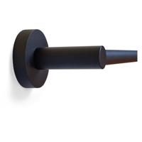 Handdoekhouder Blue Label Vida Facet | Wandmontage | 45 cm | Messing | Rond | Zwart mat