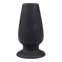 Lust tunnel anaalplug - zwart - thumbnail