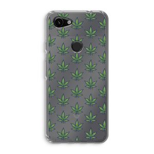 Weed: Google Pixel 3a Transparant Hoesje