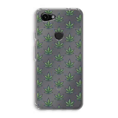 Weed: Google Pixel 3a Transparant Hoesje