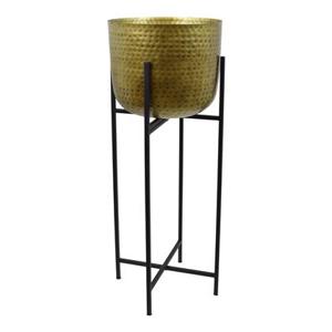 LOFT42 Mara Staande Plantenbak - Goud - Metaal - 87x35