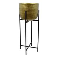 LOFT42 Mara Staande Plantenbak - Goud - Metaal - 87x35