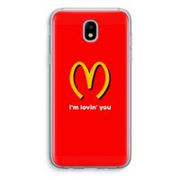 I'm lovin' you: Samsung Galaxy J5 (2017) Transparant Hoesje