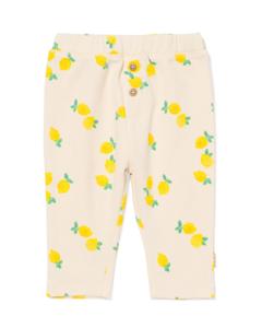 HEMA Newborn Broek Wafel Citroenen Ecru (ecru)