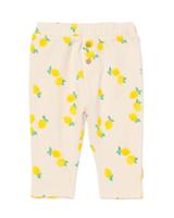 HEMA Newborn Broek Wafel Citroenen Ecru (ecru)
