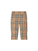 Burberry Kids pantalon cargo en coton à motif Vintage Check - Tons neutres - thumbnail