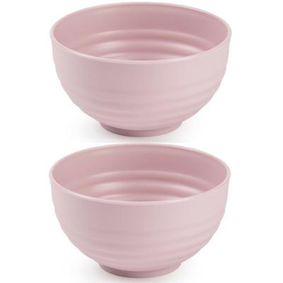 Plasticforte Kommetjes / schaaltjes - 8x - dessert / ontbijt - kunststof - D13 cm - roze Plasticforte Kommetjes / schaaltjes - 8x - dessert / ontbijt - kunststof - D13 cm - roze
