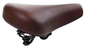 Selle comfort Comfort Comfort zadel City Foam bruin. Vacuum gesealed, inclusief strop (werkplaatsverpakking).