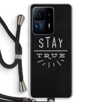 Stay true: Xiaomi Mi Mix 4 Transparant Hoesje met koord