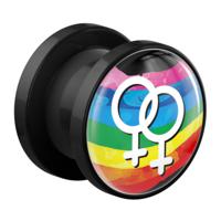 Tunnel met Pride! design Acryl Tunnels & Plugs - thumbnail