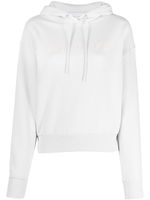 Patrizia Pepe hoodie en coton biologique à logo floqué - Blanc