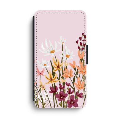 Painted wildflowers: iPhone XS Max Flip Hoesje