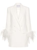 Rebecca Vallance blazer Evelyn à simple boutonnage - Blanc