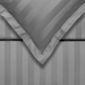 Vandyck Purity Stripe Dekbedovertrek 140 x 200/220 cm - Grijs