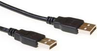 USB 2.0 A Male - A Male kabel 5 meter zwart