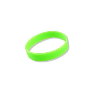 Siliconen armband neon groen