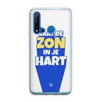 Laat de zon in je hart: Huawei P20 Lite (2019) Transparant Hoesje Laat de zon in je hart: Huawei P20 Lite (2019) Transparant Hoesje