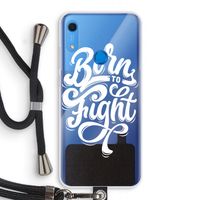 Born to Fight: Huawei Y6s Transparant Hoesje met koord