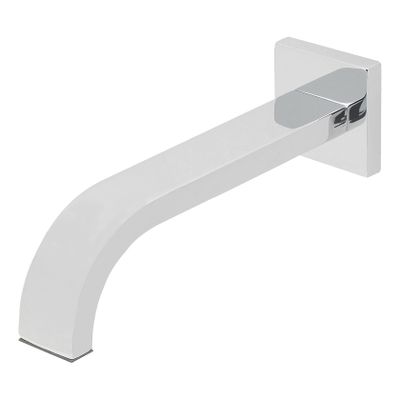 Wiesbaden Rombo inbouw uitloop 20 cm messing chroom