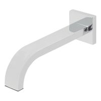 Wiesbaden Rombo inbouw uitloop 20 cm messing chroom