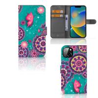 iPhone 14 Plus Hoesje Cirkels en Vlinders