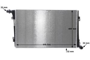 Radiateur MAHLE, u.a. für VW, Skoda, Audi, Seat