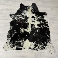Koeienhuid bruin zwart wit 155x125cm XS