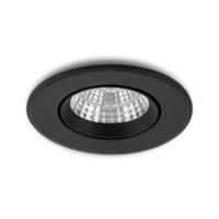 LED-inbouwspot Fioli zwart 3W dimbaar