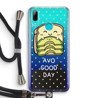 Avo Good Day: Huawei P Smart (2019) Transparant Hoesje met koord
