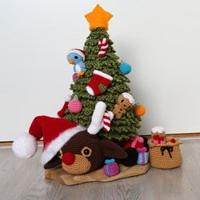 Haakpatroon Rudolf Onder De Kerstboom - thumbnail