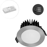 EVN L44D101325 EVN Lichttechnik LED-inbouwlamp LED LED vast ingebouwd 10 W Chroom