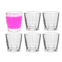 Alessandro Shotglaasjes Montecarlo - 6 stuks - glas - 55 ml - borrelglas