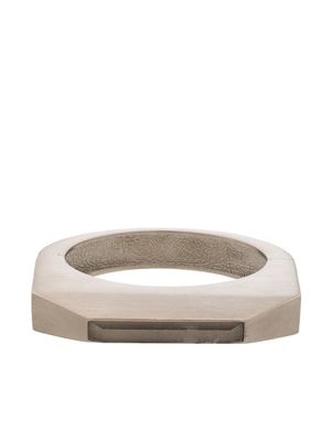Rick Owens bracelet à ornements en cristal - Argent