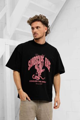 Equalité Eagle Boxy T-Shirt Heren Zwart - Maat XS - Kleur: Zwart | Soccerfanshop