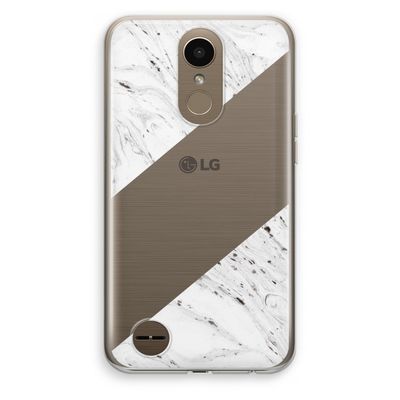 Biggest stripe: LG K10 (2017) Transparant Hoesje